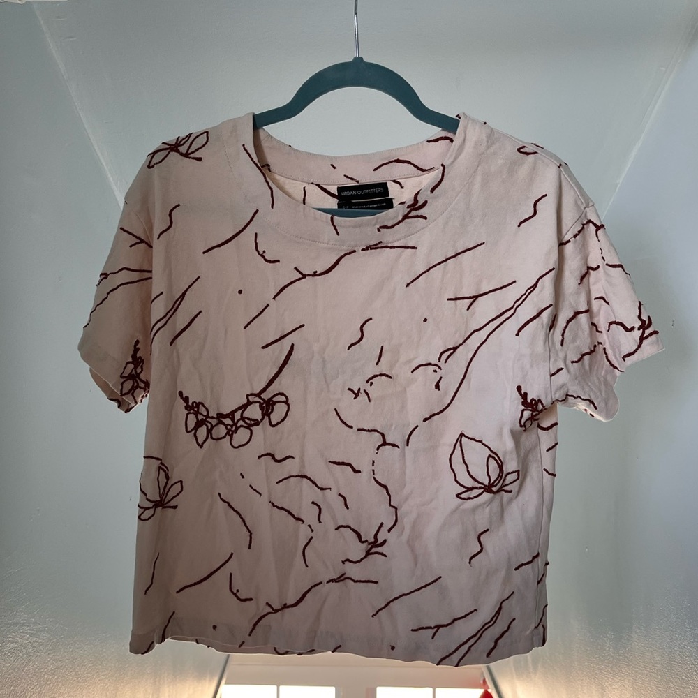 Female Figure Canvas Tee